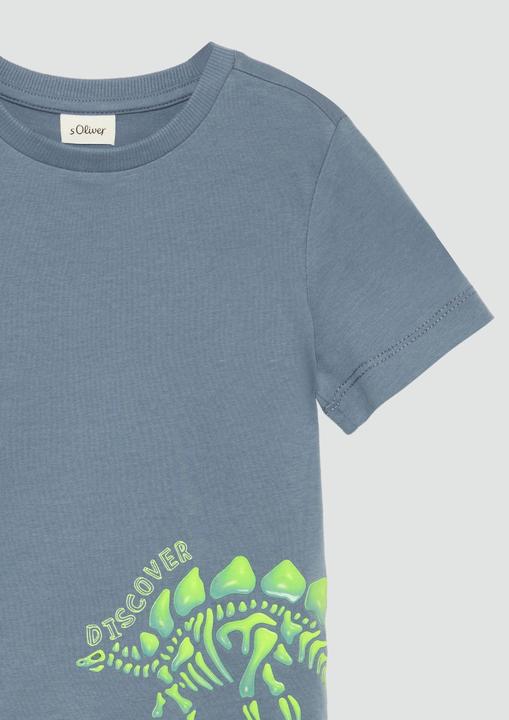 Produktbild S.Oliver T-Shirt Weiches Baumwoll-T-Shirt mit Silicon-Print (104, 110)
