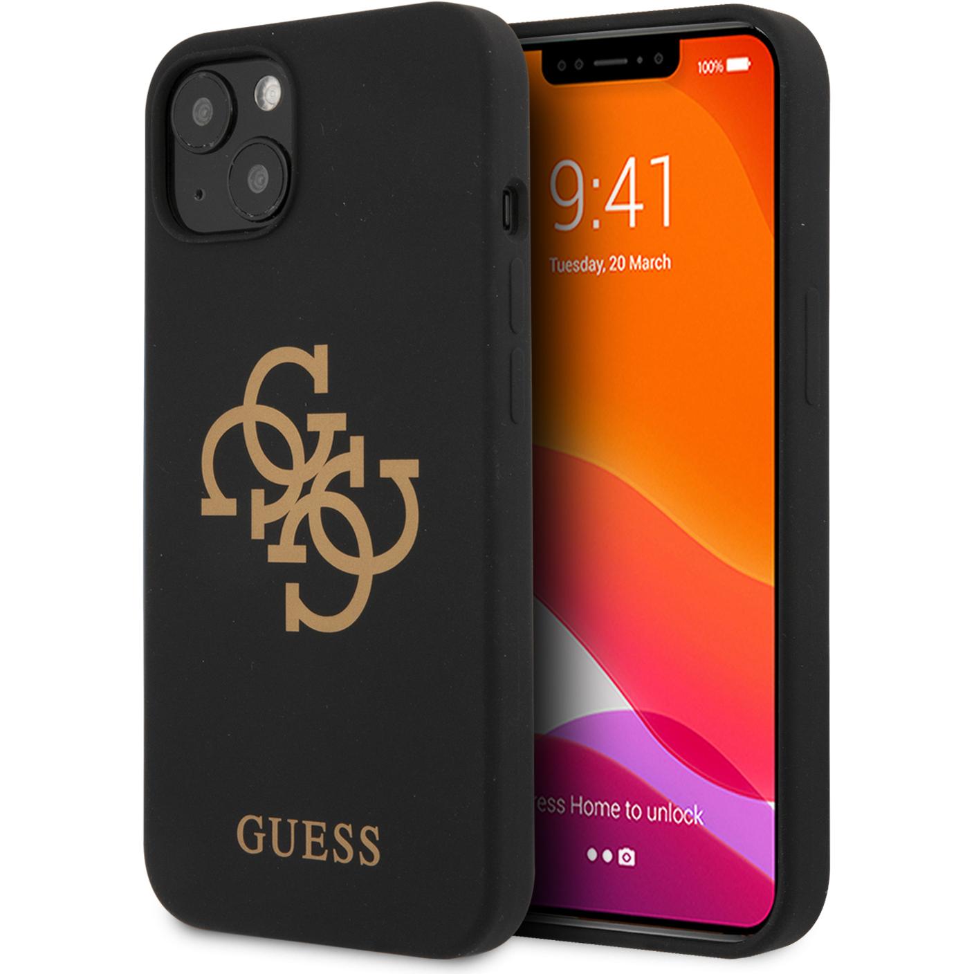 Guess Case (Apple iPhone 13 mini), Smartphone Hülle, Schwarz