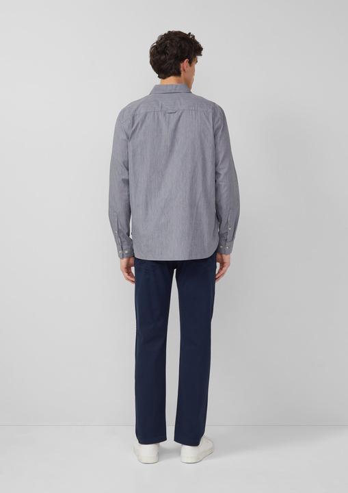 Immagine prodotto s.Oliver Hemd Regular Fit: Gemustertes Langarmhemd mit Kentkragen (S)