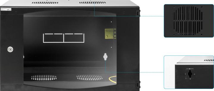 Productafbeelding Intellinet 19" wandverdeler met draaibaar frame (6 HE, 19 inch rek)