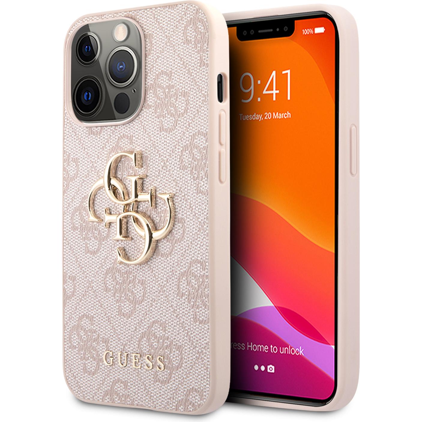Guess Case (Apple iPhone 13 Pro), Smartphone Hülle, Rosa