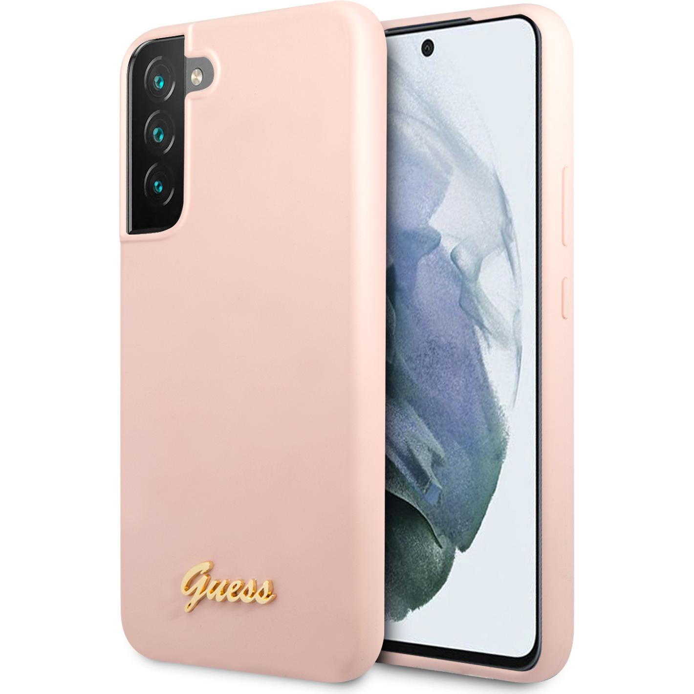 Guess Case (Samsung Galaxy S22+), Smartphone Hülle, Pink