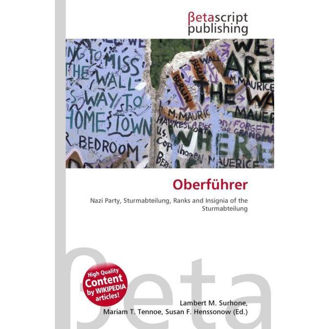 Oberführer, Fachbücher