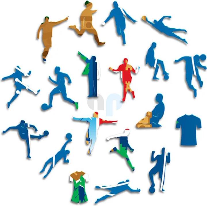 Actual product image Iconic FC Porto - Logo - Wooden Puzzle Size L (500 pieces) (500 pieces)