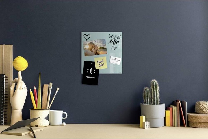 Actual product image Sigel Glass Magnet Board Artverum (Magnet board, 30 x 30 cm)