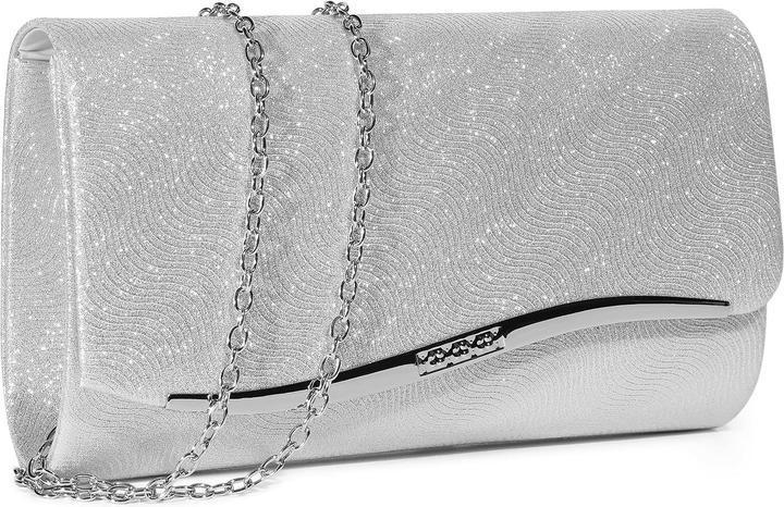 Produktbild Only-Bags.Store Abendtasche, Modische Handtasche, Elegante Hochzeitstasche, Kettenumschlagtasche