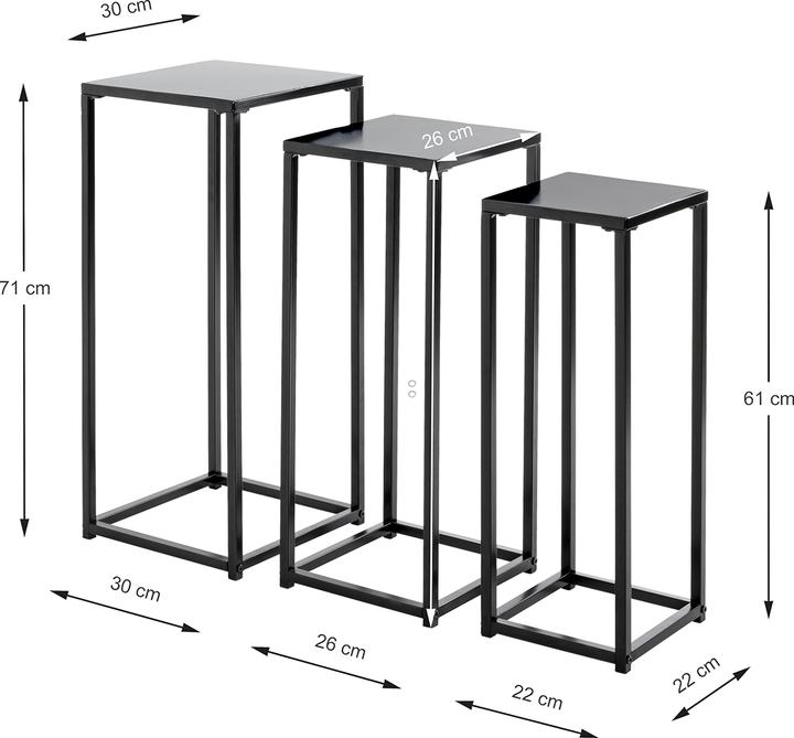 Produktbild HAKU Möbel Blumensule Set