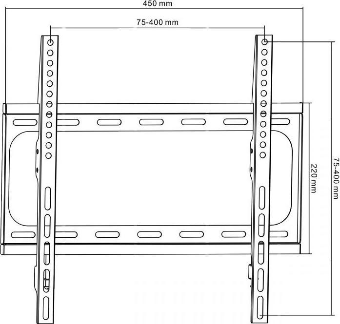 Cabletech Wand LEC-UCH0151 26' - 55" (Wand, 55", 40 kg)