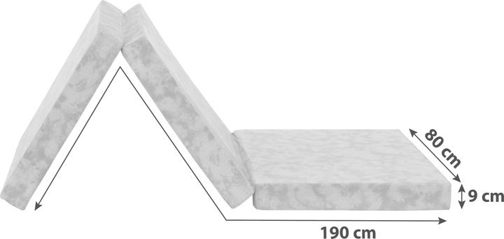 Produktbild Lipo Faltmatratze (80 x 190 cm, Schaumstoffkern)