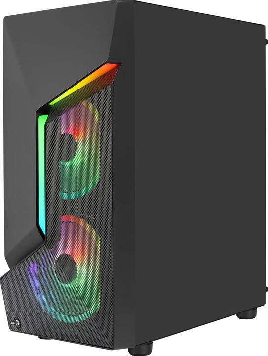 Produktbild AeroCool Scape-G-BK-v3 Midi-Tower, Tempered Glass, ARGB (mATX, Mini-ITX, ATX)