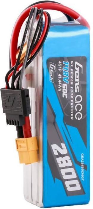 Produktbild Gens Ace G-Tech Soaring 2800mAh 14.8V 60C 4S1P LiPo XT60 (14.80 V, 2800 mAh)