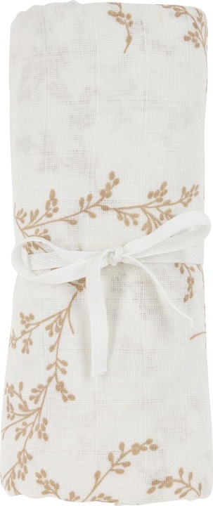 Meyco Swaddle XL Branches sand (140 cm, 200 cm)