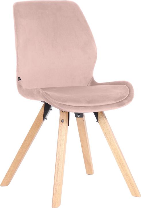 Produktbild CLP Stuhl Luna Samt, pink