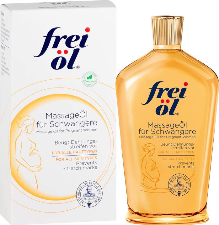 Produktbild Frei Öl Massageöl für Schwangere beugt Dehnungsstreifen vor, 200 ml Öl (200 ml)