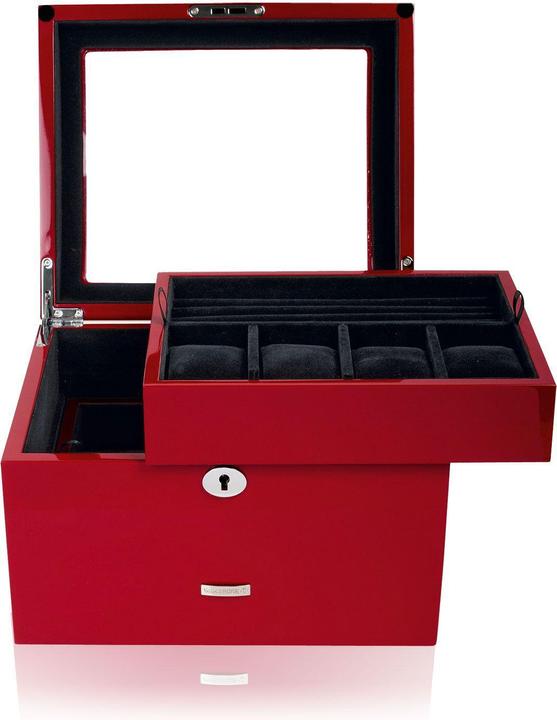 Produktbild Windrose Schmuckkasten High Gloss M - Rot