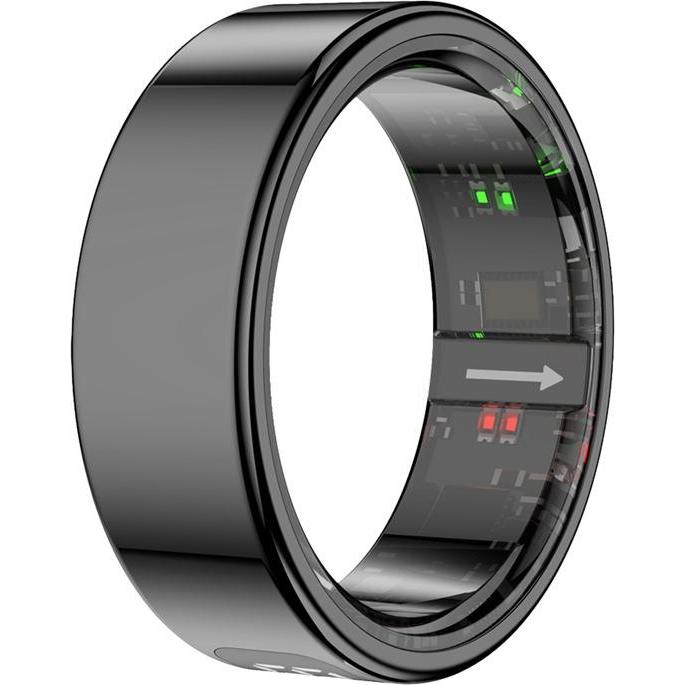 Colmi Smartring R12 18.3MM 8 (black) (8, Nero), Smart ring, Nero