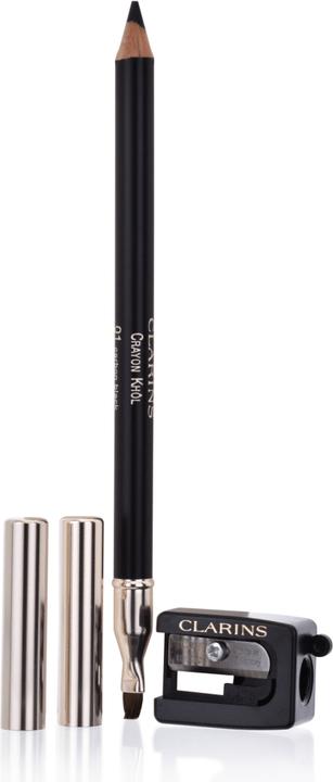 Immagine prodotto Clarins Pennello lungo e temperino Crayon Khol (01 Nero Carbonio)
