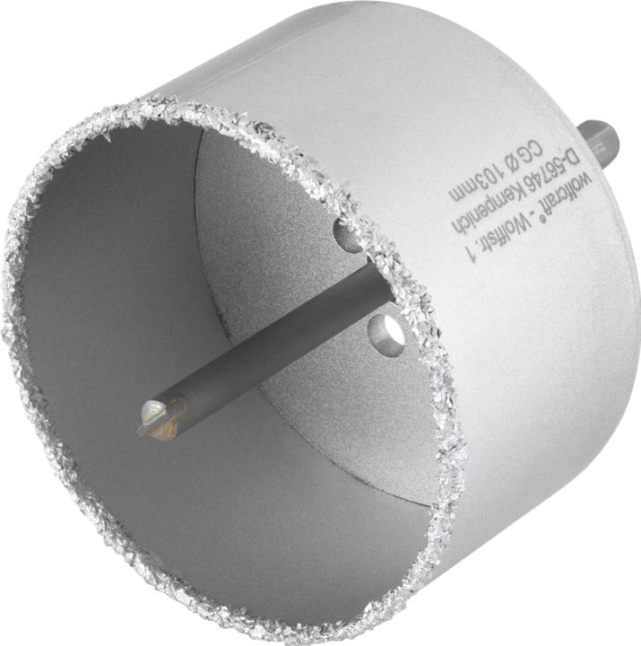 Produktbild wolfcraft wolfcraft 1 Bohrkrone HM m. Schaft u.Bohrer ø103mm (103 Millimeter)