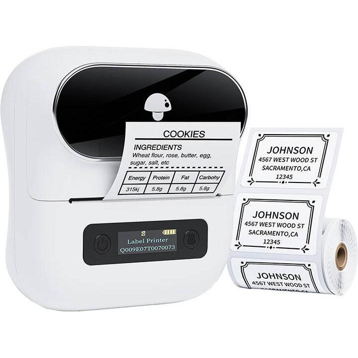 Phomemo M220 Portable Label Printer (white), Beschriftungsgerät, Weiss