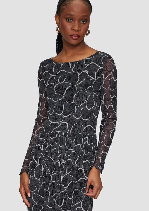 Image du produit s.Oliver Kleid Mesh-Kleid mit U-Boot-Ausschnitt (36)