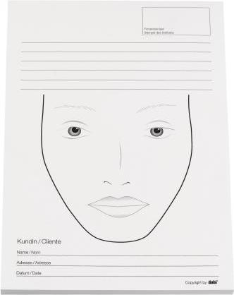 Actual product image Cailyn Make-up work cards A-4, 50 sheets