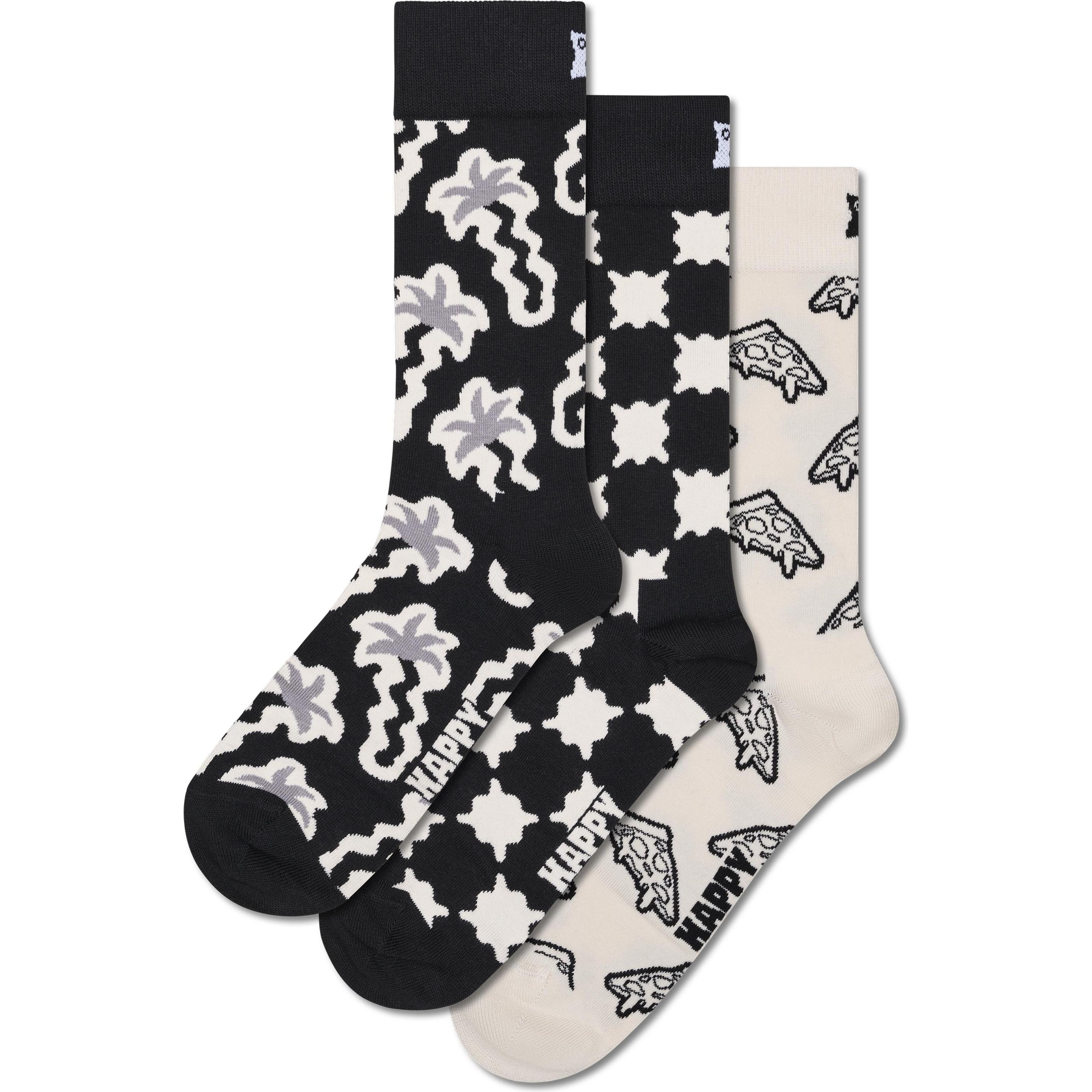 Happy Socks, Herren, Socken, Socken Casual Bequem sitzend, Mehrfarbig, (3er Pack, 36 - 40)