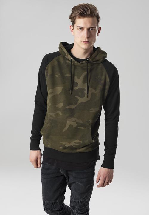 Produktbild Urban Classics Camo Contrast Raglan Hoody (M)