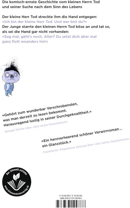 Actual product image Der kleine Herr Tod (German, Christian Y. Schmidt, 2020)