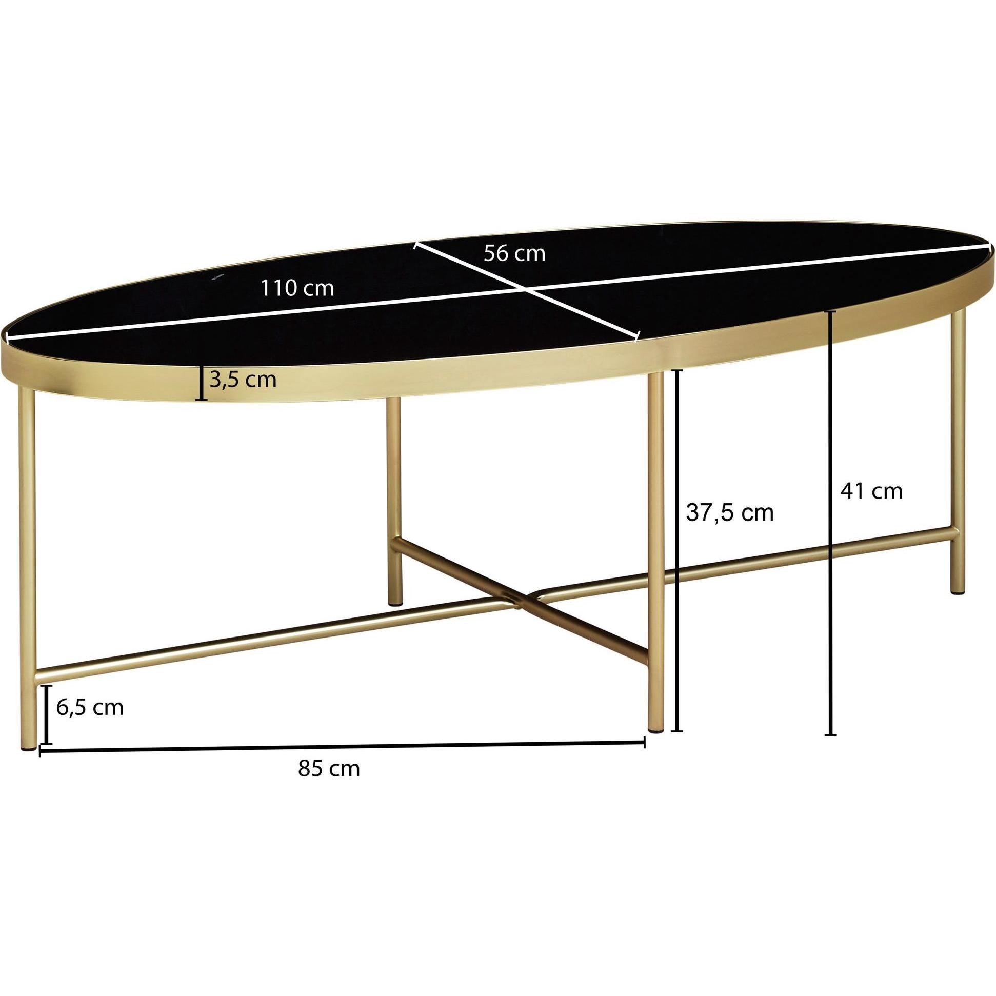 Thumbnail - FineBuy, Couchtisch + Beistelltisch, Mara (110 x 56 x 40 cm)
