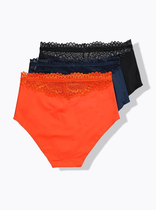Produktbild TruYou Maxislips, 3er-Pack, Spitzen-Bündchen, Mikrofaser (46, 48)