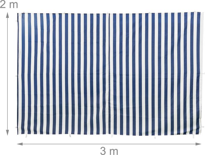 Actual product image Relaxdays 3x Pavilion side wall (10 cm, 400 cm)