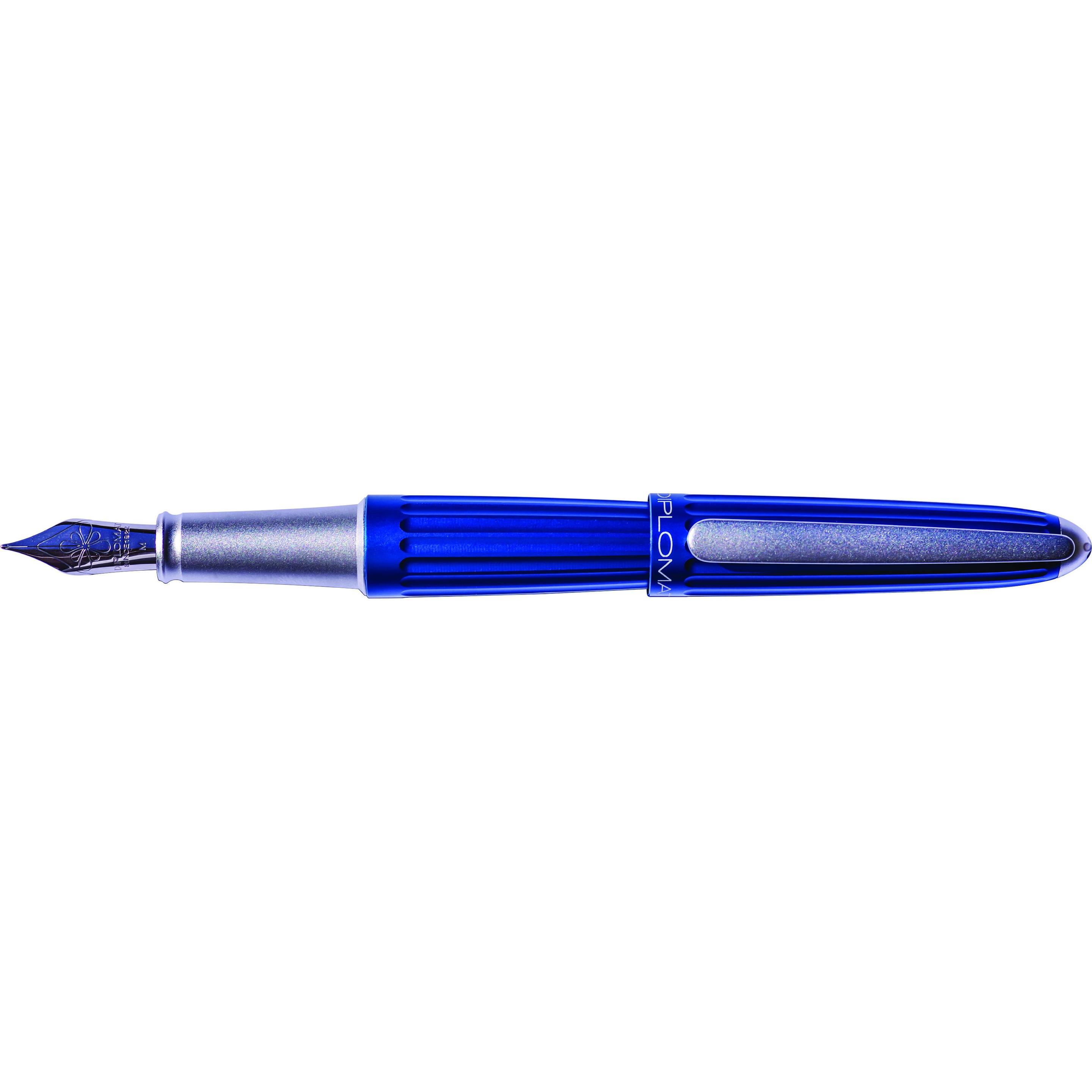 Diplomat, Schreibstifte, Füllhalter Aero Blau F (Blau, 1 x)