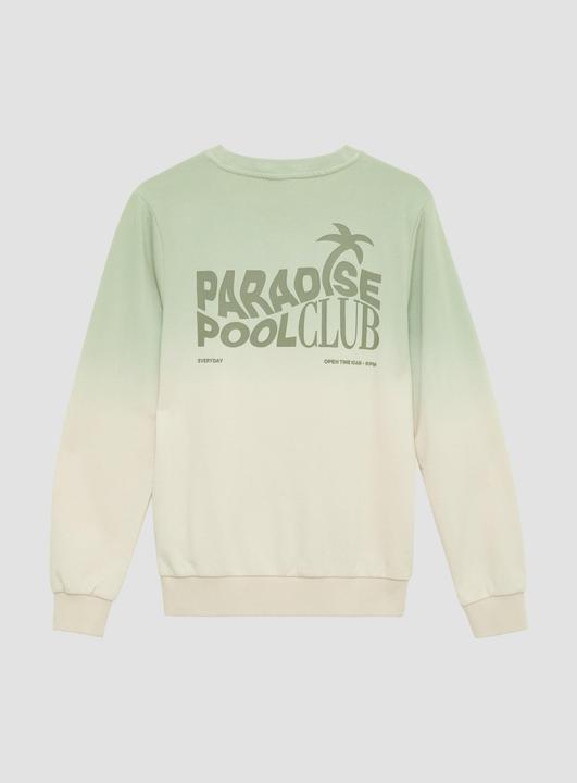 Produktbild S.Oliver Sweatshirt Sweatshirt mit Schriftprint und Farbverlauf (146, 152)