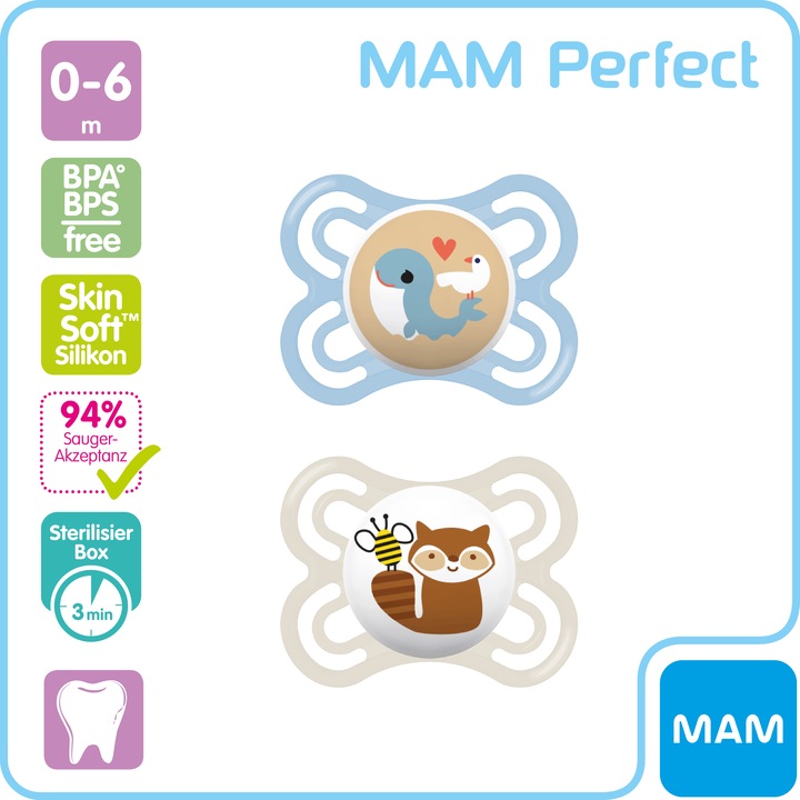 Actual product image MAM Perfect (2 x, up to 6 M.)