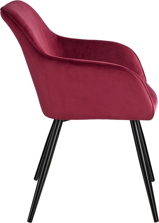 Produktbild tectake Stuhl Marilyn Samtoptik