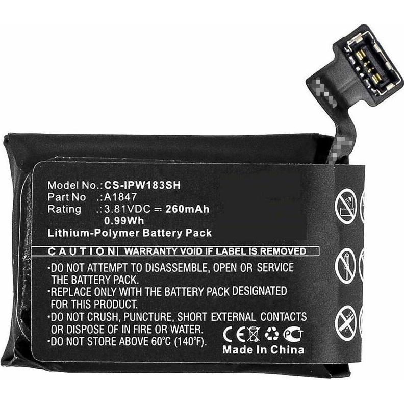 Thumbnail - CoreParts Battery for Smartwatch, Smartwatch Zubehör, Schwarz