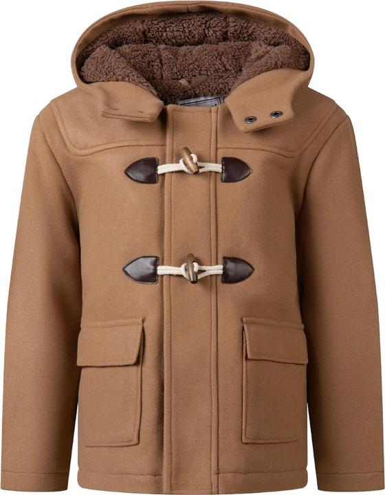 Actual product image Minoti Boys Plain Toggle Duffle Coat (110)