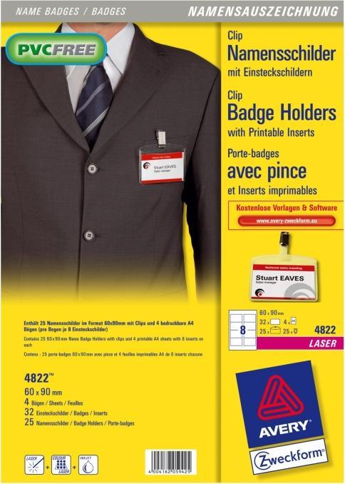 Produktbild Avery Namensschilder