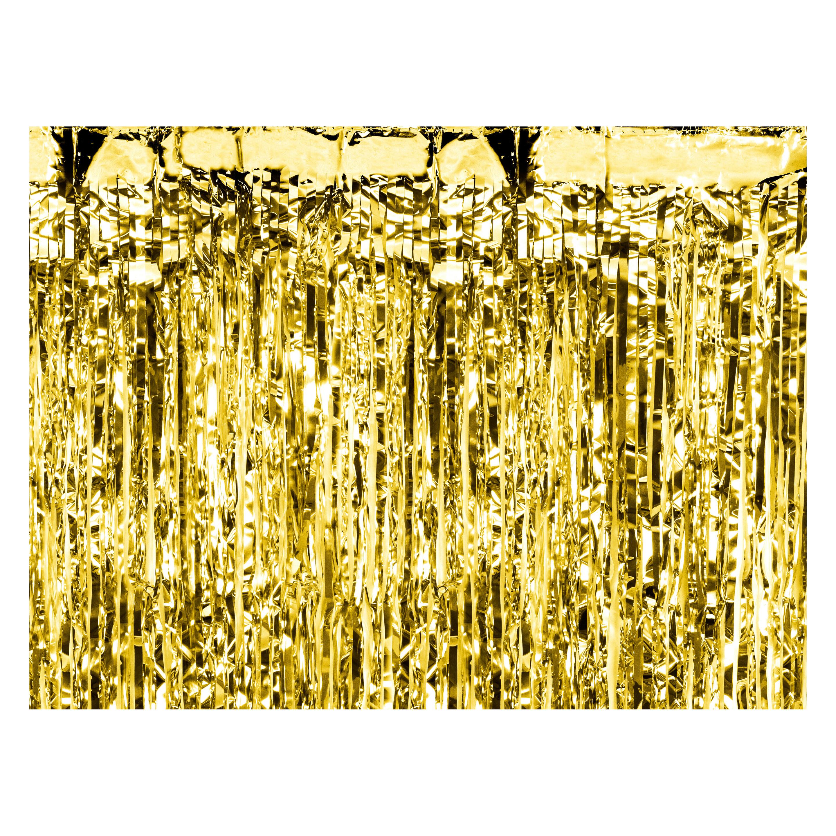 Dymo Partyvorhang Gold 100x200cm (1 Pcs.)