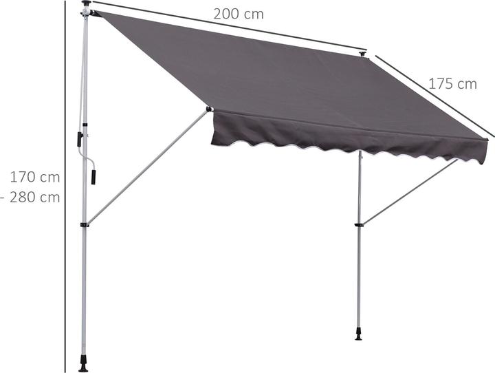 Produktbild Jamb Balkonmarkise (3 m)