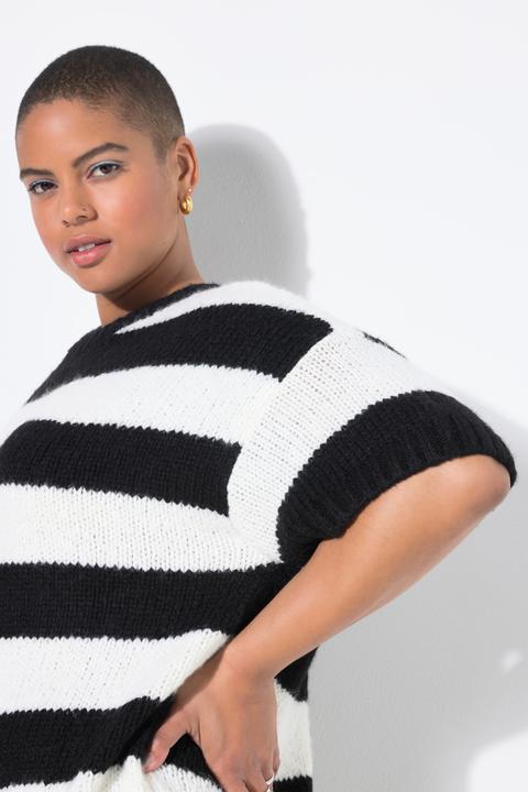 Produktbild Studio Untold Pullover, Oversize Shape, Streifen, Halbarm (54)