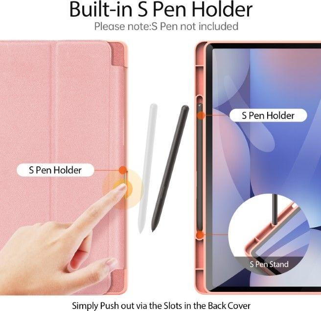 Produktbild Dux Ducis Domo Series Leder Bookcover Hülle (Galaxy Tab S9 FE+, Galaxy Tab S10+, Galaxy Tab S9+)