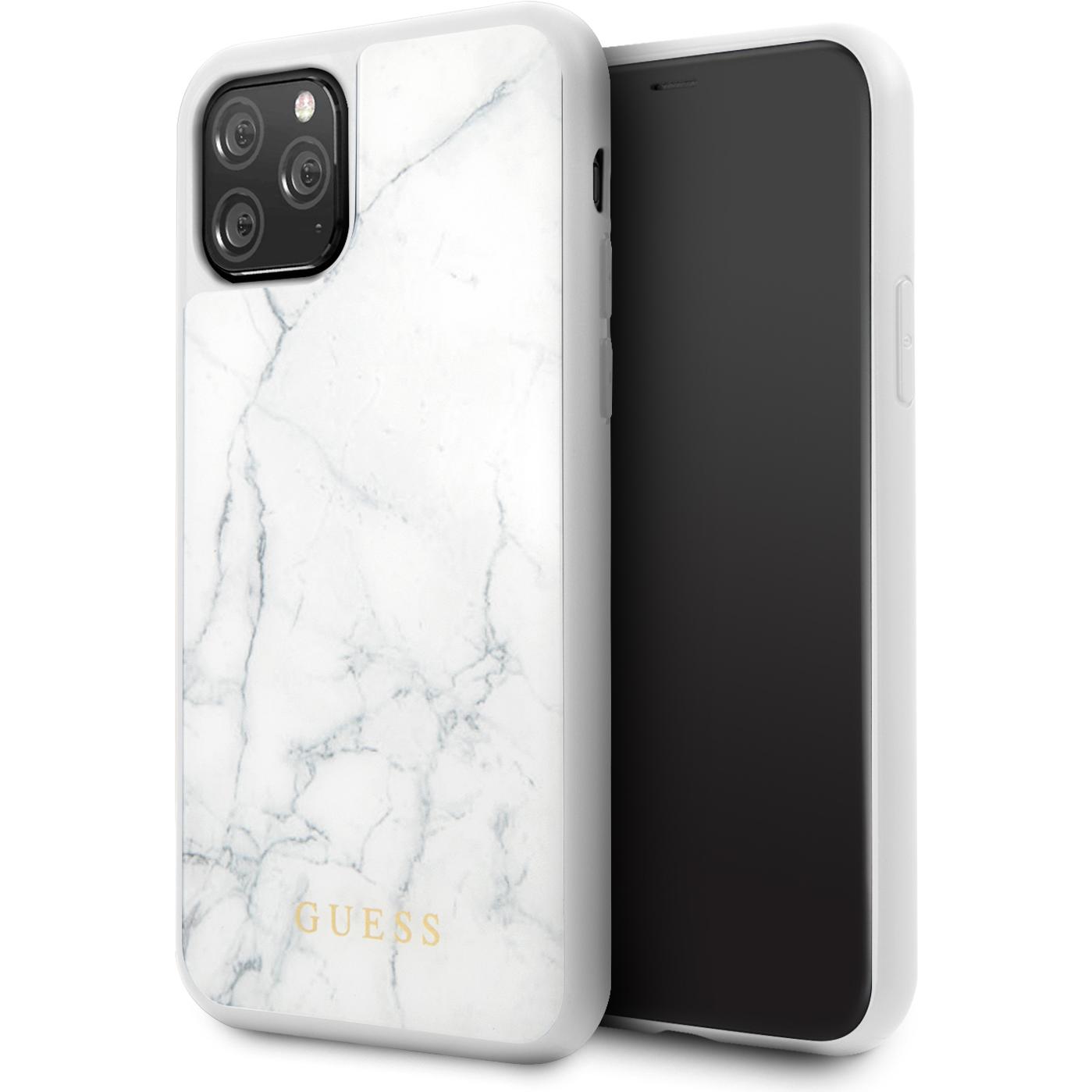 Guess Case (Apple iPhone 11 Pro), Smartphone Hülle, Weiss