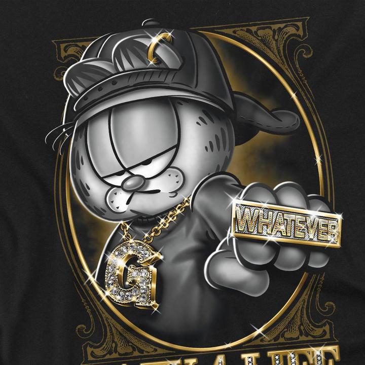 Actual product image Garfield Unisex Adult Lazy 4 Life T-Shirt (XL)