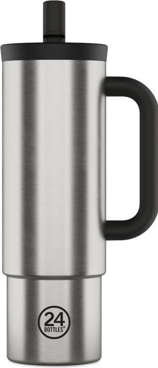 Productafbeelding 24 Bottles Thermobecher Straw Cup 800 ml, Silber (0.80 l)