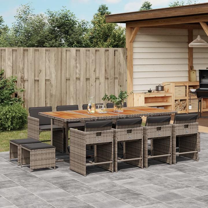 Produktbild vidaXL Garten Essgruppe (220 x 106 x 73 cm)