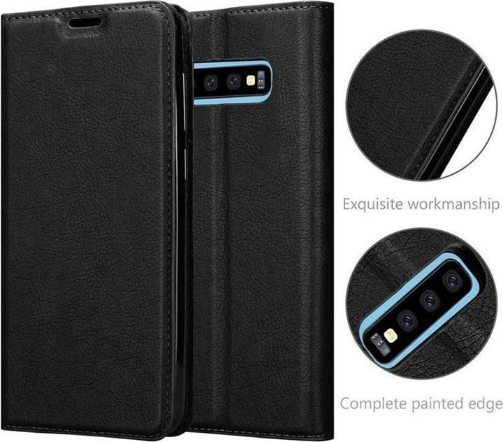Actual product image Cadorabo Book Invisible Magnet Cover (Samsung Galaxy S10+)