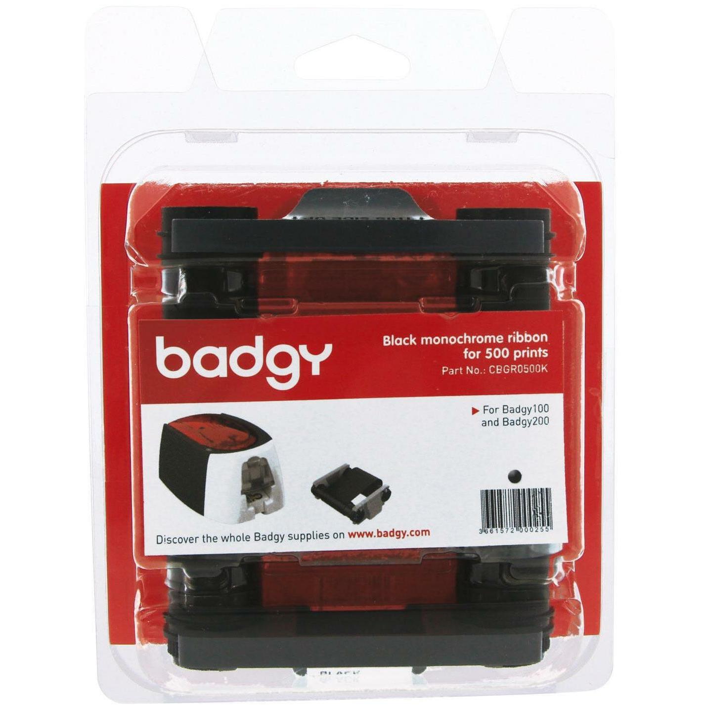 Evolis, Beschriftungsband, Farbband (6 cm, Schwarz)