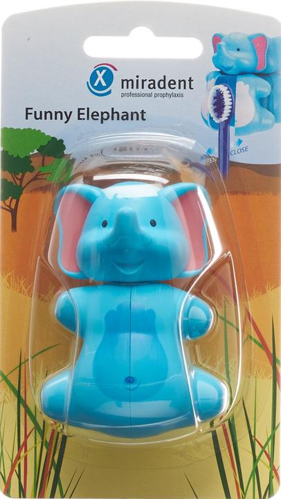 Image du produit Miradent Funny Snapper Porte-brosse à dents éléphant