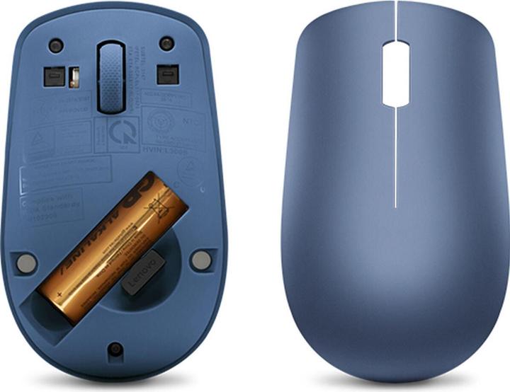 Actual product image Lenovo 530 Wireless Mouse (Abyss Blue) with battery (Wireless)